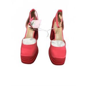 Vibrant Wild Fable Hot Pink Shoes Size 6.5 - Stylish Slingback Platform Heels